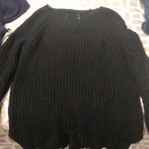 jegging black sweater